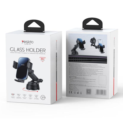 Yesido C279 Car Suction Cup Clamp Phone Holder, C279