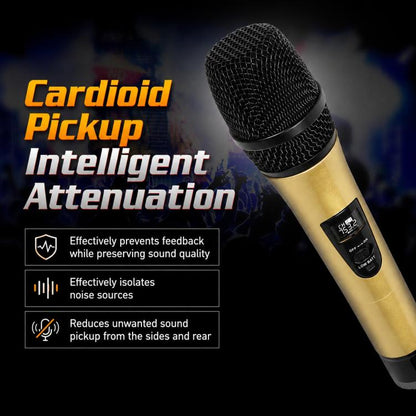 E8 2 in 1 VHF Wireless Noise Reduction Handheld Microphone