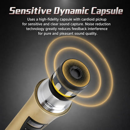 E8 1 to 2 VHF Wireless Noise Reduction Handheld Microphone