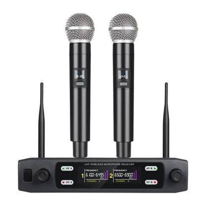 V8 1 to 2 VHF Wireless Handheld Microphone