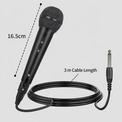 YS-102 Integrated Wired Dynamic Microphone, 6.35mm
