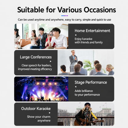 YS-226 Separate Wired Dynamic Microphone, 6.35mm