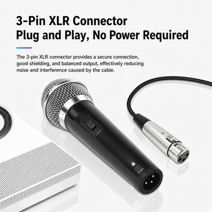 YS-226 Separate Wired Dynamic Microphone, 6.35mm