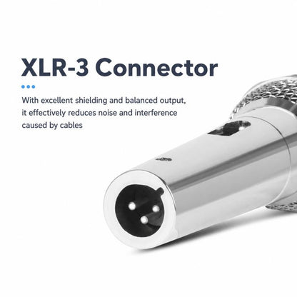 YS-227 Separate Wired Dynamic Microphone, 6.35mm