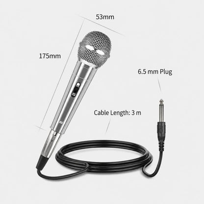 YS-227 Separate Wired Dynamic Microphone, 6.35mm