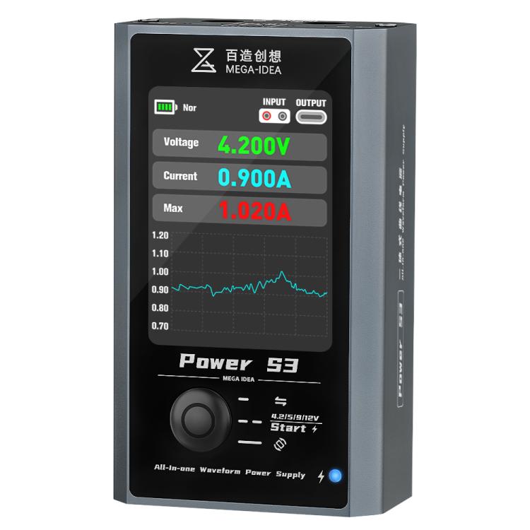 MEGA-IDEA Power S3 DC 25V Multi-Port Output Portable All-In-One Waveform Power Supply