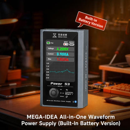 MEGA-IDEA Power S3 DC 25V Multi-Port Output Portable All-In-One Waveform Power Supply