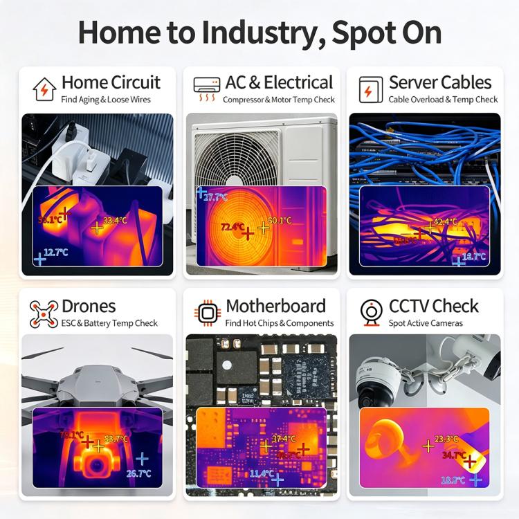 QIANLI FireEye Circuits / PCB Testing Ultra-Portable Thermal Imaging Camera