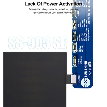 SUNSHINE SS-903 SE Battery Charging Activation Board for iPhone 8-16 Pro Max / SE2 / SE3
