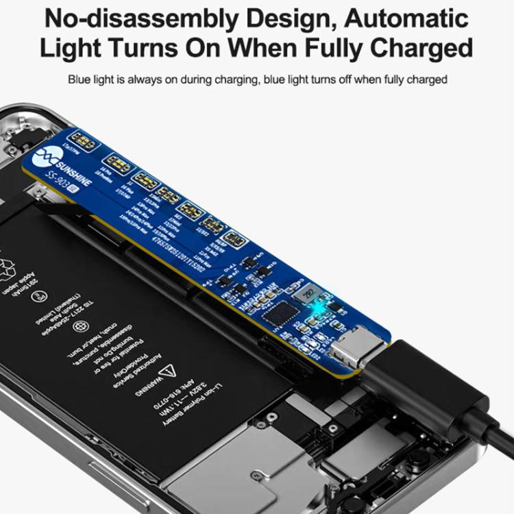SUNSHINE SS-903 SE Battery Charging Activation Board for iPhone 8-16 Pro Max / SE2 / SE3