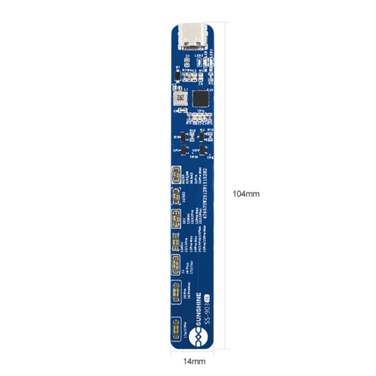 SUNSHINE SS-903 SE Battery Charging Activation Board for iPhone 8-16 Pro Max / SE2 / SE3