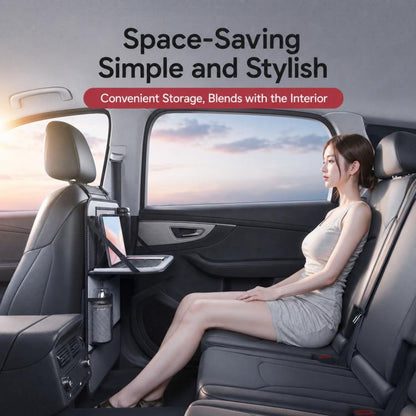 Car Seat Back Storage Bag Multifunctional Car Storage Bag Rear Seat Tray Desk
