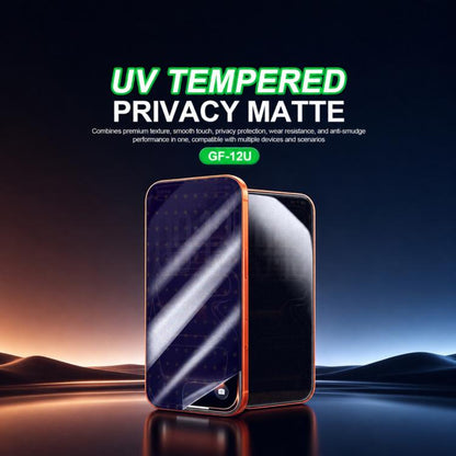 RELIFE GF-12U Tempered Privacy Matte UV Film with UV Curing LED Lamp