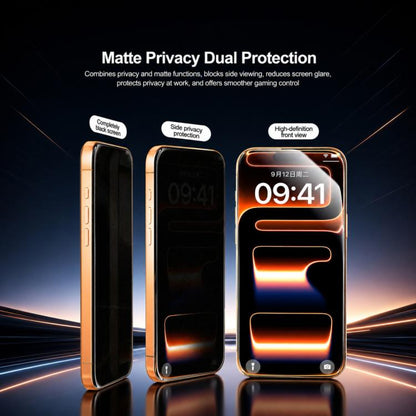 RELIFE GF-12U Tempered Privacy Matte UV Film with UV Curing LED Lamp