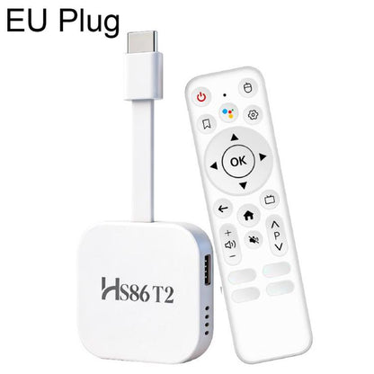 HS86 T2 Android 14 Mini HD TV Stick with Remote Control, 2GB+16GB, RK3518 Cortex-A53 Quad-Core, EU Plug, US Plug, UK Plug, AU Plug