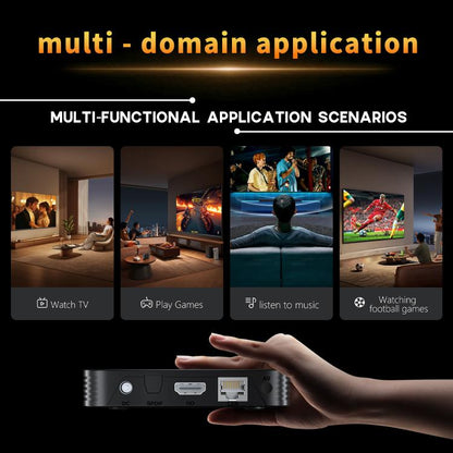 HS86 PRO13 Android 14 Wifi 6 BT 5.4 4K TV Box, EU Plug, AU Plug, UK Plug, US Plug