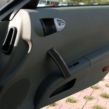 Car Carbon Fiber Passenger Side Door Handle Decorative Sticker for Nissan 350z 2006-2009, Passenger Side Door Handle