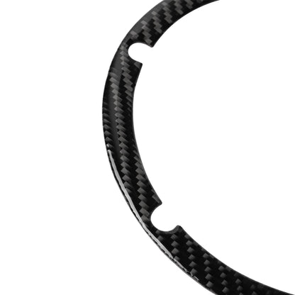 Car Carbon Fiber Rear Horn Ring Decorative Sticker for Nissan 350z 2006-2009, Rear Horn Ring