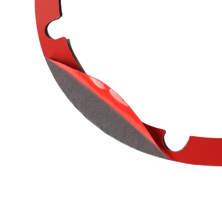 Car Carbon Fiber Rear Horn Ring Decorative Sticker for Nissan 350z 2006-2009, Rear Horn Ring