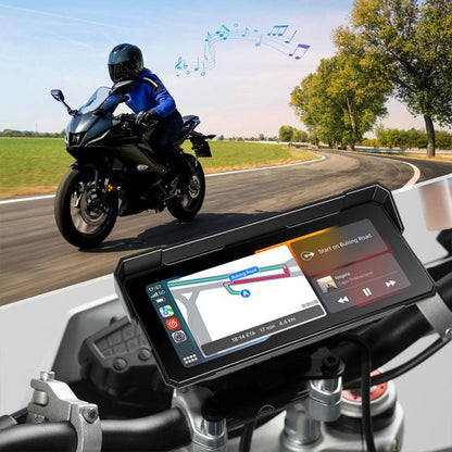 8.1 inch Motorcycle Portable Waterproof Wireless CarPlay GPS Navigator, Standard, Standard+Tire Pressure Monitor