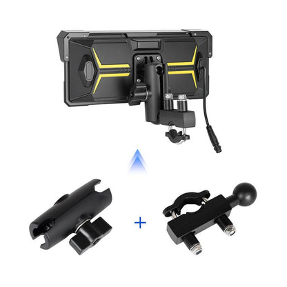 8.1 inch Motorcycle Portable Waterproof Wireless CarPlay GPS Navigator, Standard, Standard+Tire Pressure Monitor