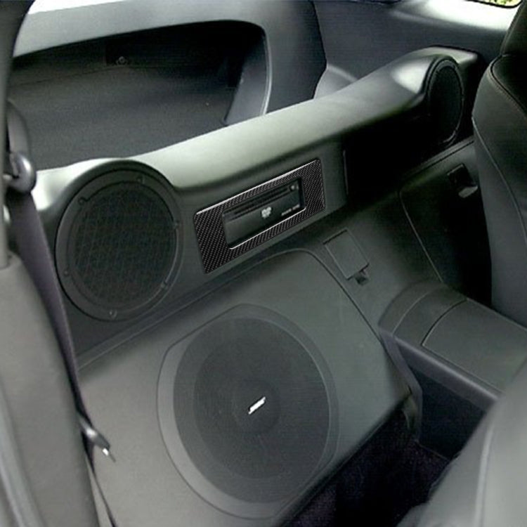 Car Carbon Fiber DVD Player Decorative Sticker for Nissan 350z 2006-2009, DVD Player