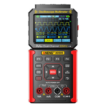 ANENG AOS05 3-in-1 Handheld Digital Oscilloscope Multimeter Dual-Channel 50MHz