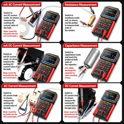ANENG AOS05 3-in-1 Handheld Digital Oscilloscope Multimeter Dual-Channel 50MHz