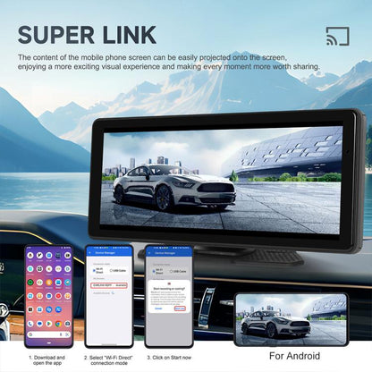 8.1 inch 2.5K Center CarPlay Auto Car Portable Navigation Screen, Standard, Standard+Reversing Camera