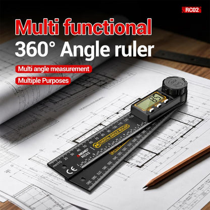ANENG High Precision Digital Display Angle Ruler, Plastic, Upgraded