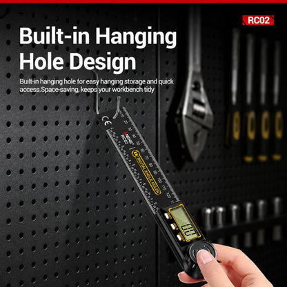 ANENG High Precision Digital Display Angle Ruler, Plastic, Upgraded
