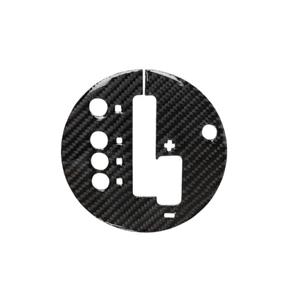 Car Carbon Fiber Gear Automatic Transmission Panel Decorative Sticker for Nissan 350z 2006-2009, Left Drive, Gear Automatic Transmission Panel