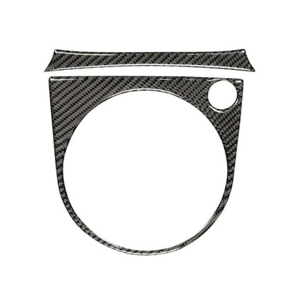 Car Carbon Fiber Gears Panel Decorative Sticker for Nissan 350z 2006-2009, Right Drive, Gears Panel, Right Drive