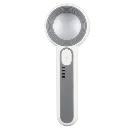 Handheld Multi-magnification Magnifying Glass with Touch LED Light, 3710C, 5012C, 7518C