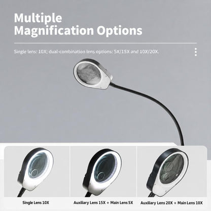 PD-7S Desktop Welding Inspection Magnifier with LED Light