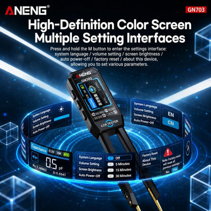 ANENG GN703 Tweezers Type LCR Digital Measuring Instrument, GN703