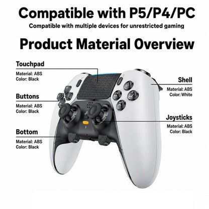Yesido KB48 P5 Wireless Game Controller, For PS5 / PS4 / PC