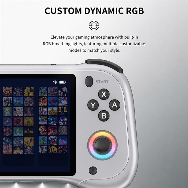 H55 Pro 5.5-inch IPS Screen Handheld Game Console Supports 40+ Emulators, 64G, 128G