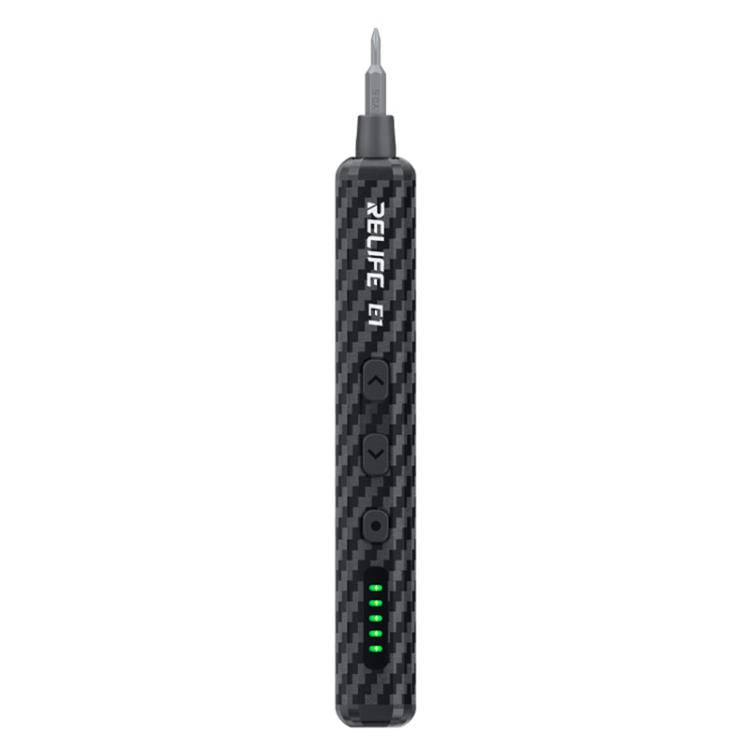 RELIFE E1 Powerful Carbon Fiber Electric Screwdriver Set, RELIFE E1