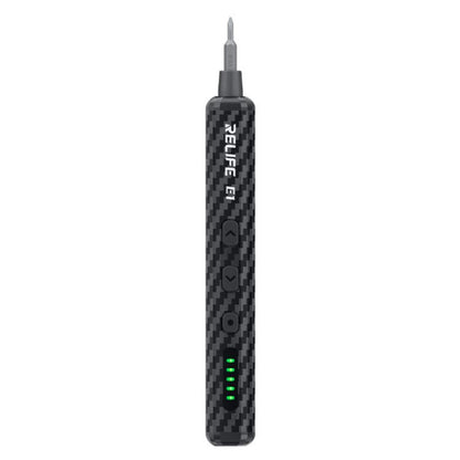 RELIFE E1 Powerful Carbon Fiber Electric Screwdriver Set, RELIFE E1