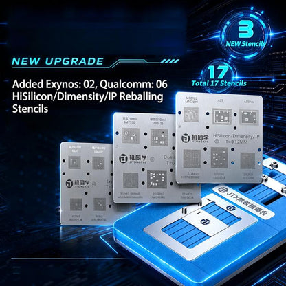 JTX T4 Max Universal Chips Glue Removal and Tin Planting Platform Set for iPhone / Samsung / Hisilicon / Android RAM
