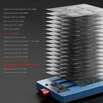 JTX T4 Max Universal Chips Glue Removal and Tin Planting Platform Set for iPhone / Samsung / Hisilicon / Android RAM