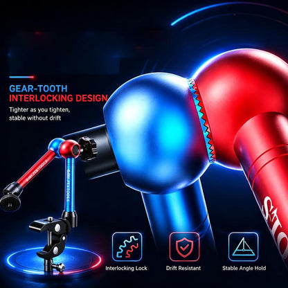 JTX X2 Multifunctional Rotated Magic Hand Universal Bracket for Curve Ammeter / Cameras / Macro Lenses