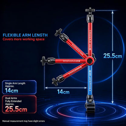 JTX X2 Multifunctional Rotated Magic Hand Universal Bracket for Curve Ammeter / Cameras / Macro Lenses