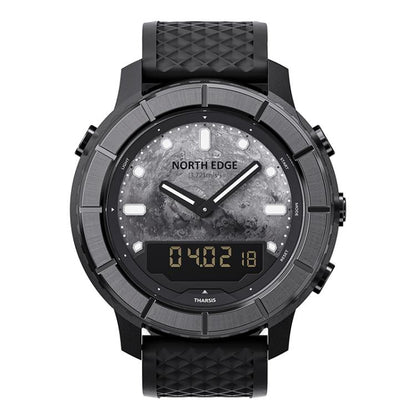 NORTH EDGE THARSIS Outdoor Waterproof Men Carbon Fiber Smart Sports Watch