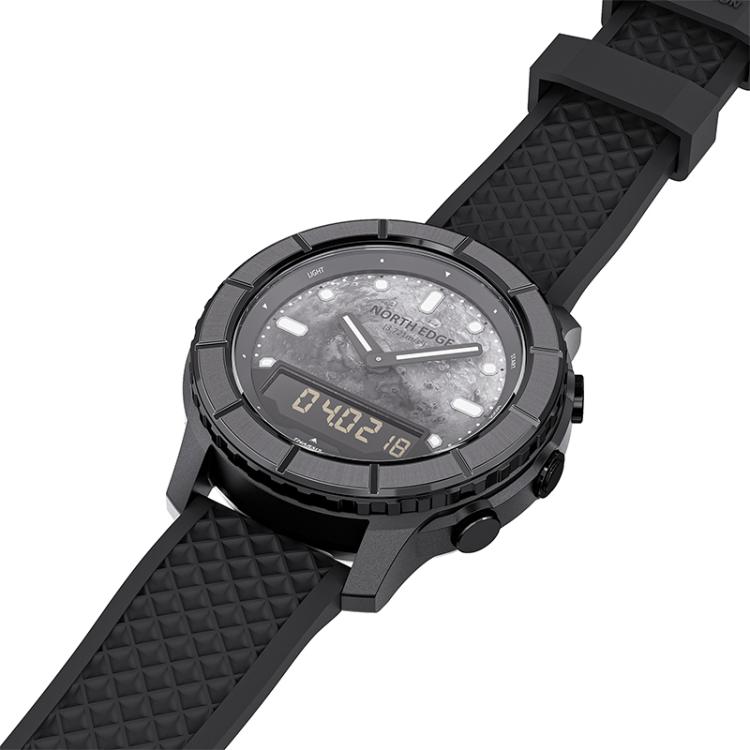NORTH EDGE THARSIS Outdoor Waterproof Men Carbon Fiber Smart Sports Watch