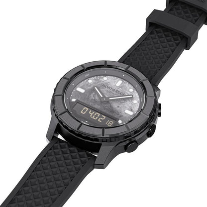 NORTH EDGE THARSIS Outdoor Waterproof Men Carbon Fiber Smart Sports Watch