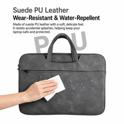 Universal For 13-14 inch Sheepskin Leather Laptop Storage Handbag