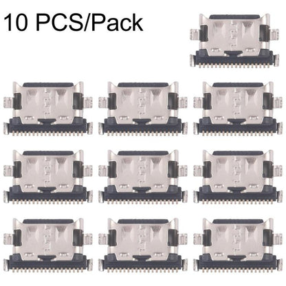 10 PCS/Pack Charging Port Connector, For Galaxy A17 4G SM-A175F, For Galaxy A17 5G SM-A176B, For Galaxy M56 SM-M566B, For Galaxy A16 SM-A165F, For Galaxy A16 5G SM-A166B