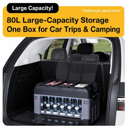 SUITU R-6543 Car Outdoor Camping Multifunctional Storage Box, M 48x30x32.5cm, L 59x36x38cm